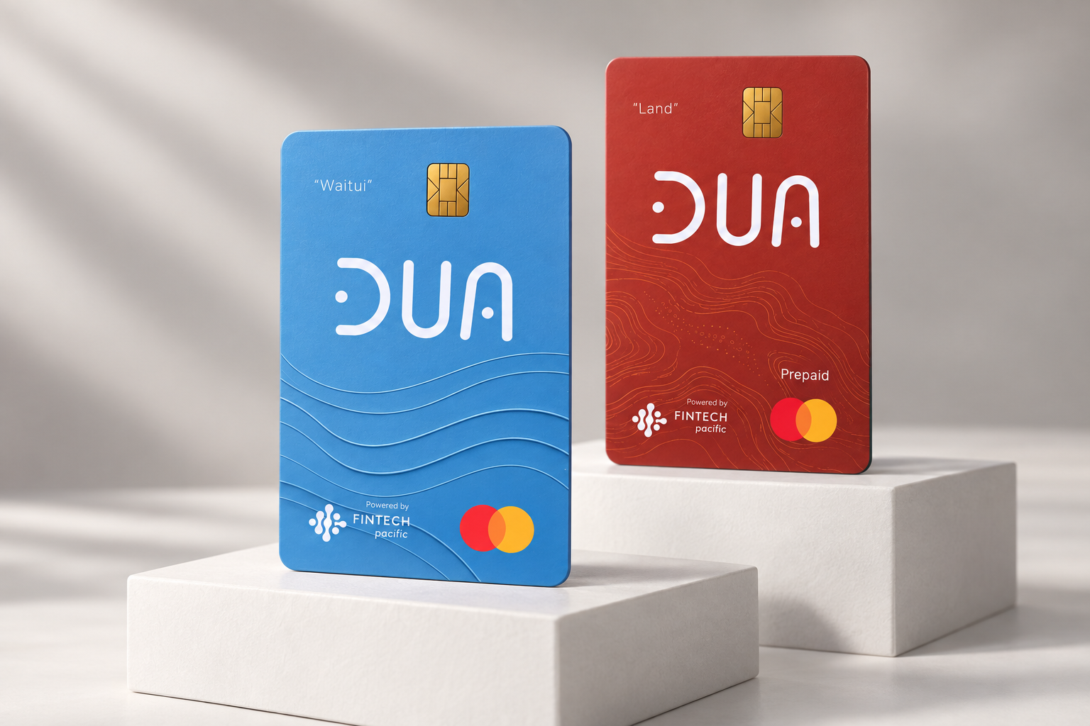 Dua Waitui and Dua Land Mastercards